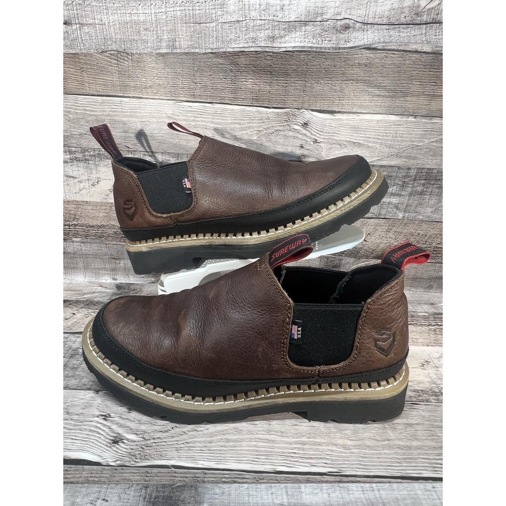 Sureway Men Slip on Boots SW501 Size 10.5